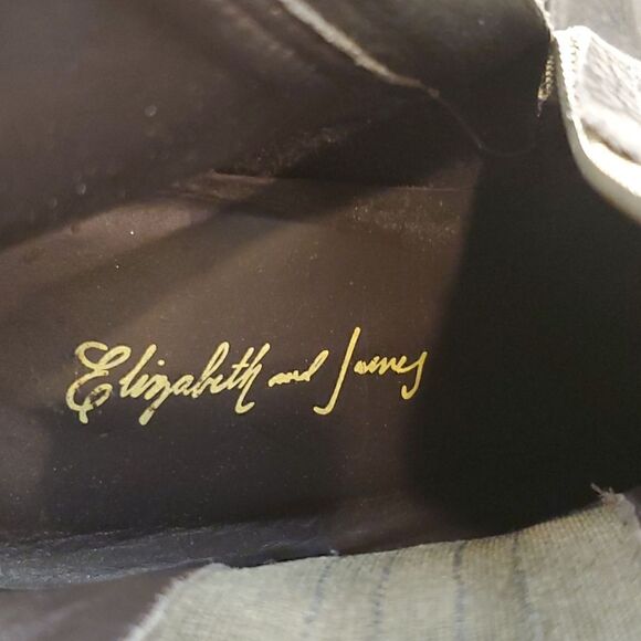 ELIZABETH AND JAMES Grey Booties - Size 10 - Picture 8 of 10